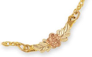 Black Hills Gold Rose Ankle Bracelet Jewelry