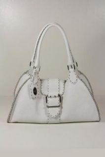 Fendi Handbags Selleria Hobo White Leather 8BR457   NDU Clothing