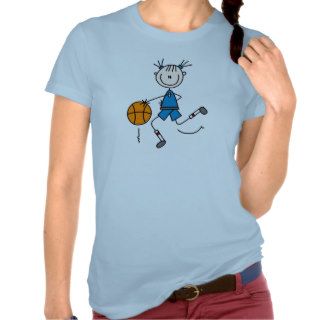 Blue Girls Basketball Shirt