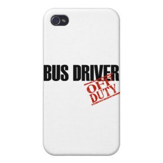 OFF DUTY Bus Driver iPhone 4 Covers