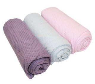 Woombie Old Fashioned Organic Air Wrap Baby Swaddle Blanket (Pink/Gray/Purple)  Nursery Swaddling Blankets  Baby