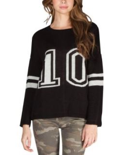 FULL TILT Numbe 10 Womens Varsity Sweater Pullover Sweaters