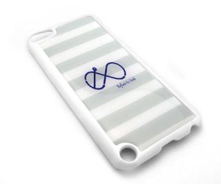 WHITE Infinity Anchor Sailor Sea Life Snap On Cover Hard Carrying Case for iPod 5/5th Generation   Refuse to Sink   Players & Accessories