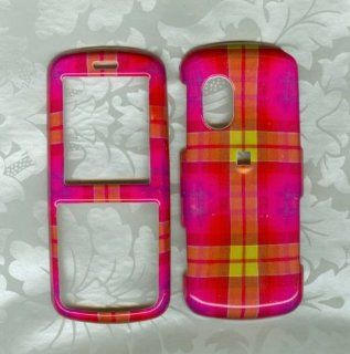 Pink Plaid Samsung T459 459 Gravity Snap on Case Phone Cover Cell Phones & Accessories