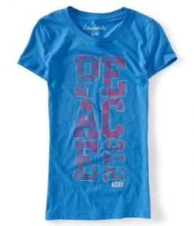 Aeropostale Juniors Peace Nyc Aero Ss Graphic T Shirt 459 S