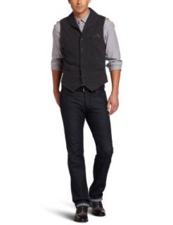 Diesel Men's Jabb Vest, Charcoal Gray, Medium at  Mens Clothing store
