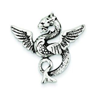 Sterling Silver Dragon Charm Bead Charms Jewelry