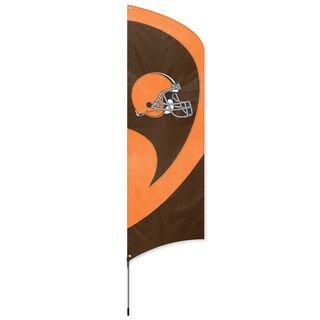 Cleveland Browns 8 foot Banner Flag with Stand Football