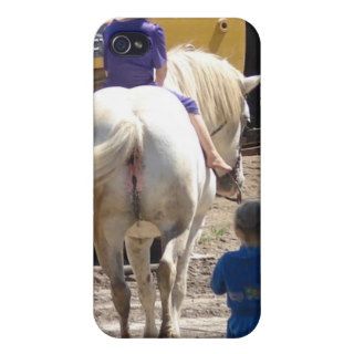 The Amish Girls With Their Horse iPhone 4 Case