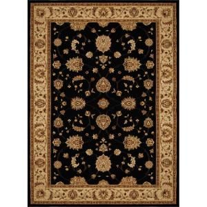 Home Dynamix Dynasty Black and Beige 5 ft. 2 in. x 7 ft. 6 in. Area Rug 2 H1001 458