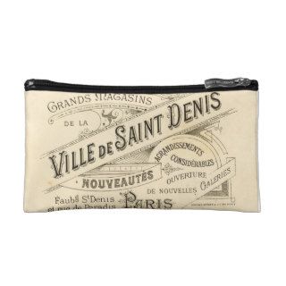 Vintage French Publicity Cosmetic Bags