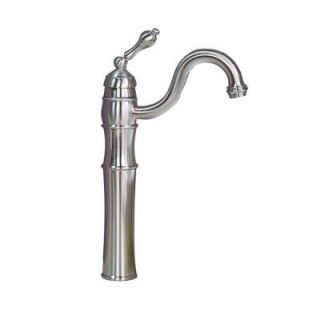 Barclay Products Afton Single Hole 1 Handle High Arc Bathroom Vessel Faucet in Brushed Nickel DISCONTINUED I904 BN