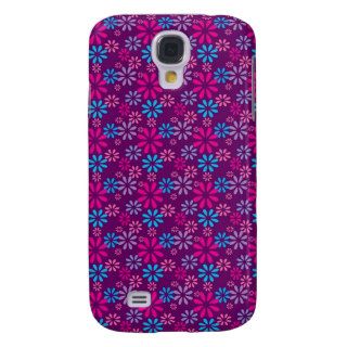 Love Purple Flowers Abstract (12) Galaxy S4 Cover