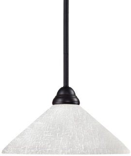 Z Lite 2114MP BRZ AWL14 Riviera One Light Pendant, Steel Frame, Bronze Finish and White Linen Shade of Glass Material   Ceiling Pendant Fixtures  