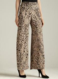 Costa Blanca Leopard Printed Wide Leg Pant Costa Blanca Casual Pants