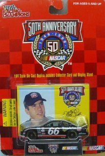 Racing Champions   NASCAR   50th Anniversary   1999   Elliot Sadler   No. 66 TropArtic Chevrolet Monte Carlo   164 Die Cast Replica Car and Collector Card Toys & Games