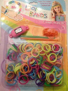 Silicone Loom Bands Watch (Asst colors) Toys & Games