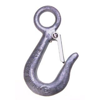 Campbell 478 G Drop Forged Carbon Steel Snap Hook, Galvanized, 7/16" Trade, 750 lbs Working Load Limit Pulling And Lifting Slip Hooks