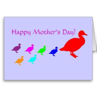 XC  Happy Mother's Day Duck Card