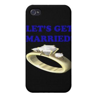 Lets Get Married iPhone 4/4S Cases