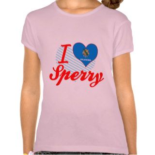 I Love Sperry, Oklahoma Tee Shirt