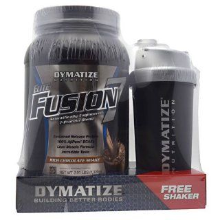 Dymatize   Elite Fusion 7 w/Free Shaker Protein Powder 2.91lb Chocolate Shake Health & Personal Care