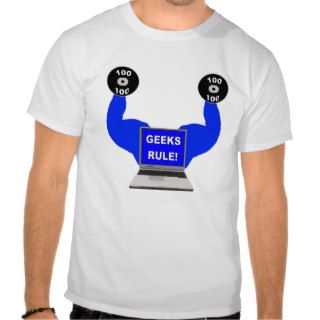 Geek Rule T Shirt (light colored shirts)