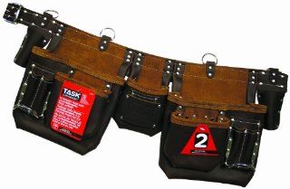 Task Tools T77351 Master Carpenter's Apron with 2 Oversized Pocket, 12 Pocket    