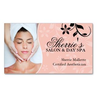 Aesthetician Business Cards