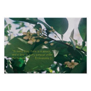 To every thing there is a season Scripture Print