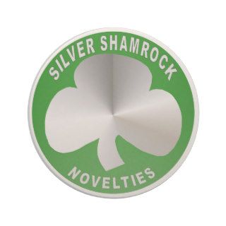 Silver Shamrock Novelties Drink Coaster