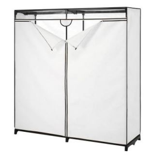 Hampton Bay 60 in. Extra Wide Clothes Closet Garment Rack with Cover 8586 167 B