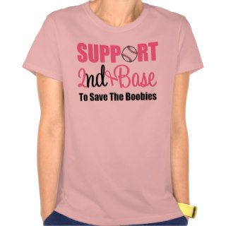 Breast Cancer Support 2nd Base T shirt