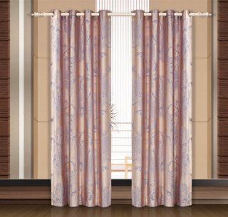 Dolce Mela DMC465 Jacquard Damask Drapery Window Treatments with Grommet Curtain Panel, Pandora  