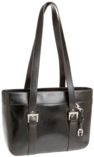 Etienne Aigner Salerno Tote, Black, one size Tote Handbags Clothing
