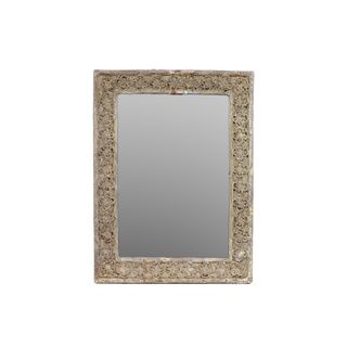 Square Cement Wall Mirror Urban Trends Collection Mirrors