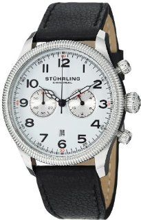 Stuhrling Original Men's 482.33152 Champion Victory Velo Quartz Chronograph Date Silver Dial Watch Watches