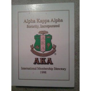 Alpha Kappa Alpha International Membership Directory Soror Marjorie Holloman Parker Books