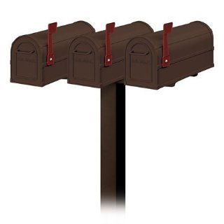 Heavy Duty Rural Mailbox Set  Security Mailboxes  Patio, Lawn & Garden