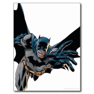Batman Jumping Forward, Yell Post Cards