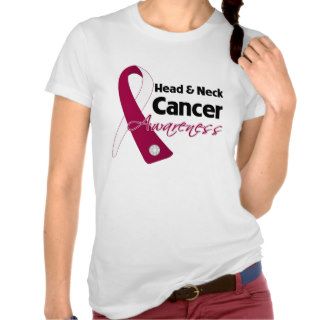 Head and Neck Cancer Awareness Ribbon Tees