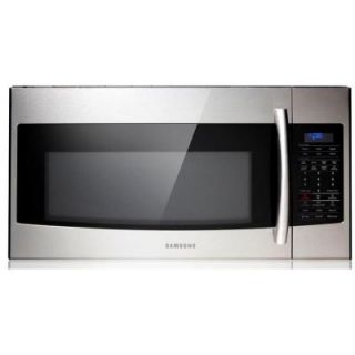 Samsung 1.9 cu. ft. Over the Range Microwave in Stainless Steel with Sensor Cooking DISCONTINUED SMH1927S 