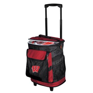 NCAA University of Wisconsin 'Badgers' Insulated Rolling Cooler College Themed