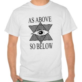 As Above So Below Pyramids with All Seeing Eye Tees