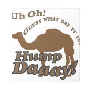 Hump Day Camel Memo Note Pads