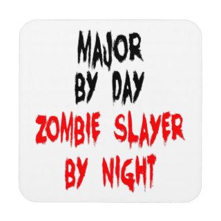 Zombie Slayer Major Drink Coasters
