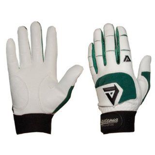 Akadema Adult Batting Gloves (Green) (Small) AKD BTG485 02 [Misc.]  Baseball Batting Gloves  Sports & Outdoors