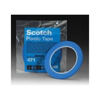 3M MMM6404 Plastic Tape 1 8 Inch Blue #471   Automotive Tape