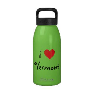 I Love Vermont Water Bottle
