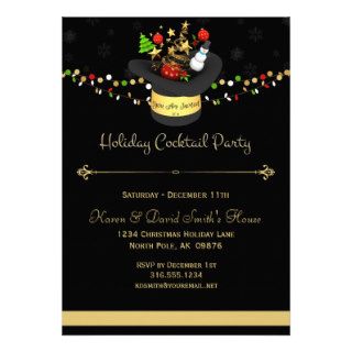 Holiday Cocktail Party Invitation